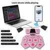 Electronic Drum Set with Dual Speaker Hand Roll Drum Set Ultra Thick 9 Pads Supports BT MIDI