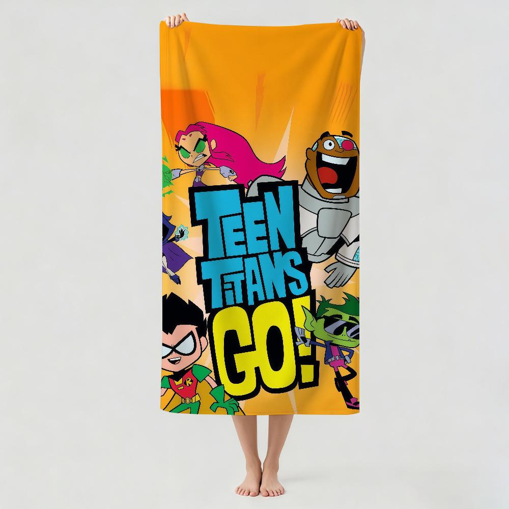 Cartoon T-teen T-titans Towel Drying Bath Towel Applicable To Light Swimming Camping Yoga Beach Out