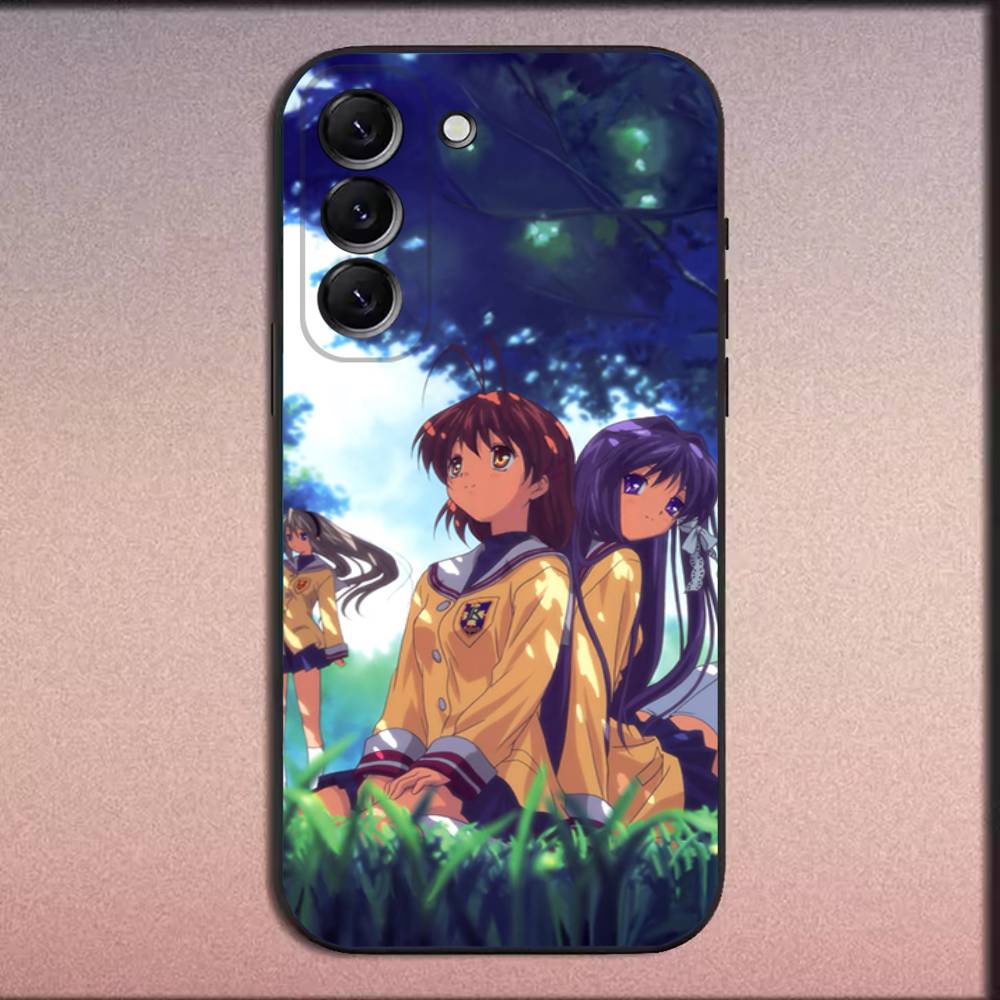 Anime Clannad Phone Case For Samsung Galaxy A20,A21s,A22,A31,A32,A52,A53,A72,73,A80 Soft Black Cover