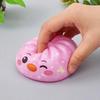 Cartoon Dumpling Squeeze Toy with Steamer, Anxiety Relief Dough Stress Ball Fidget Toy, Stretchy Steamed Bun Sensory Toy for Kids