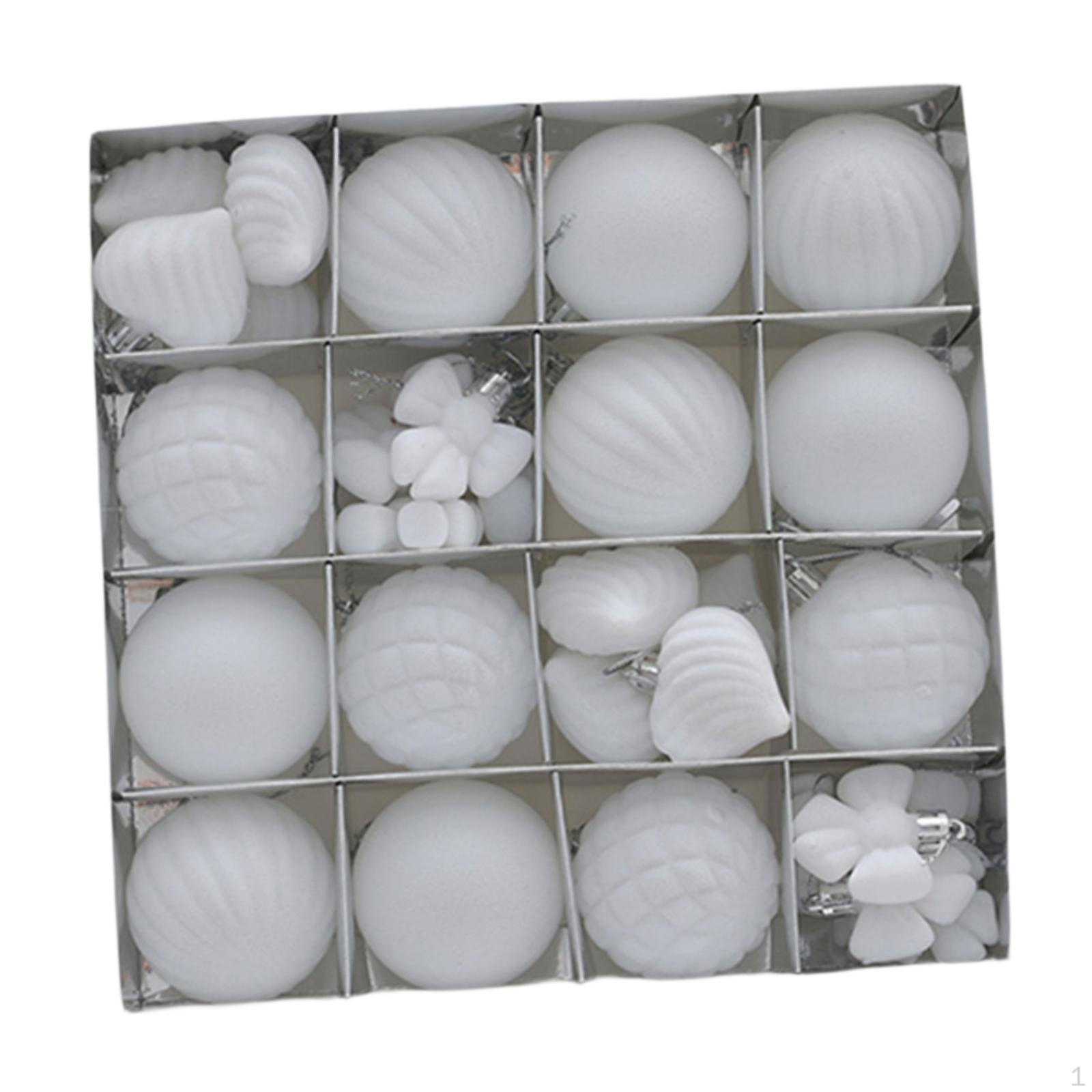 

Рождественская елка Подвесные украшения Подвески-шармы Креативные шары Рождественский декор для белый