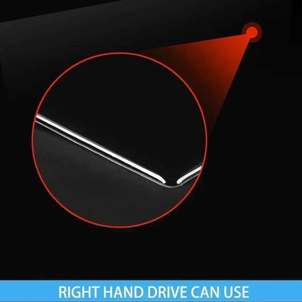 Carbon Fiber Car Accessories Driver Dashboard Storage Decorative Modified Interior Cover Sticker For Maserati Ghibli 2014-2015