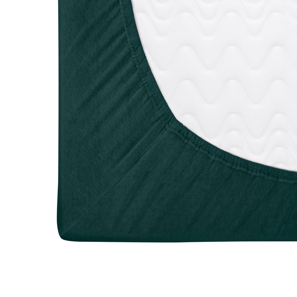 Fitted Sheet 120x200 Jersey 100% COTTON Khaki Green