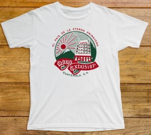 

Maya Excelsior T Shirt 889 Hotel Guatemala Pacaya Tikal El Salvador Costa Rica 4XL