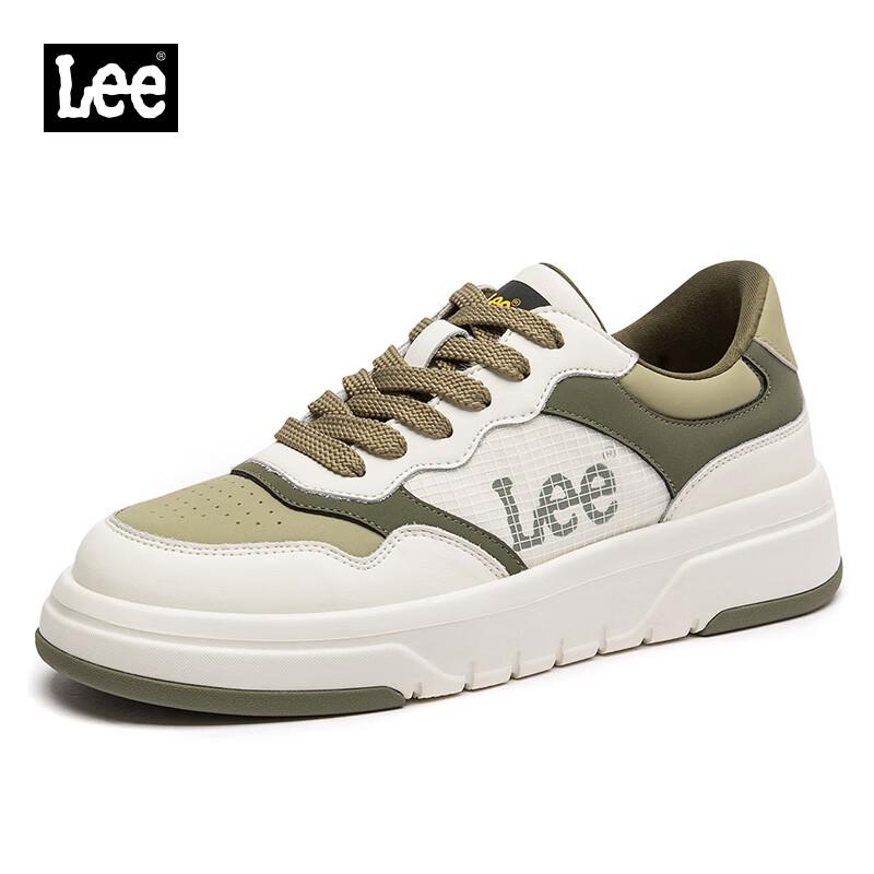 Lee Men s Thick Sole Casual Skate Shoes CN 43M коричневый