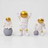3pcs 1PC Figure Astronaut Action Figure Astronaut Mini Diy Model Action Pop Home Decor Cute Spaceman Set