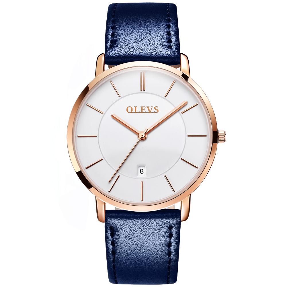 OLEVS 5869 Men's Watch Top Brand Luxury Waterproof Ultra Thin Date Clock Male Steel Strap Classic Quartz Watch Business Watches