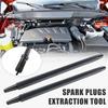 Spark Plugs Removal Tool Professional Spark Plugs Extractor Kit 10mm Hex Drive Double-Ended Reverse Flute Tap for Broken Plugs Removal