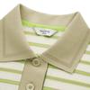 HAZZYS Women's Striped Short Sleeve Polo Shirt
