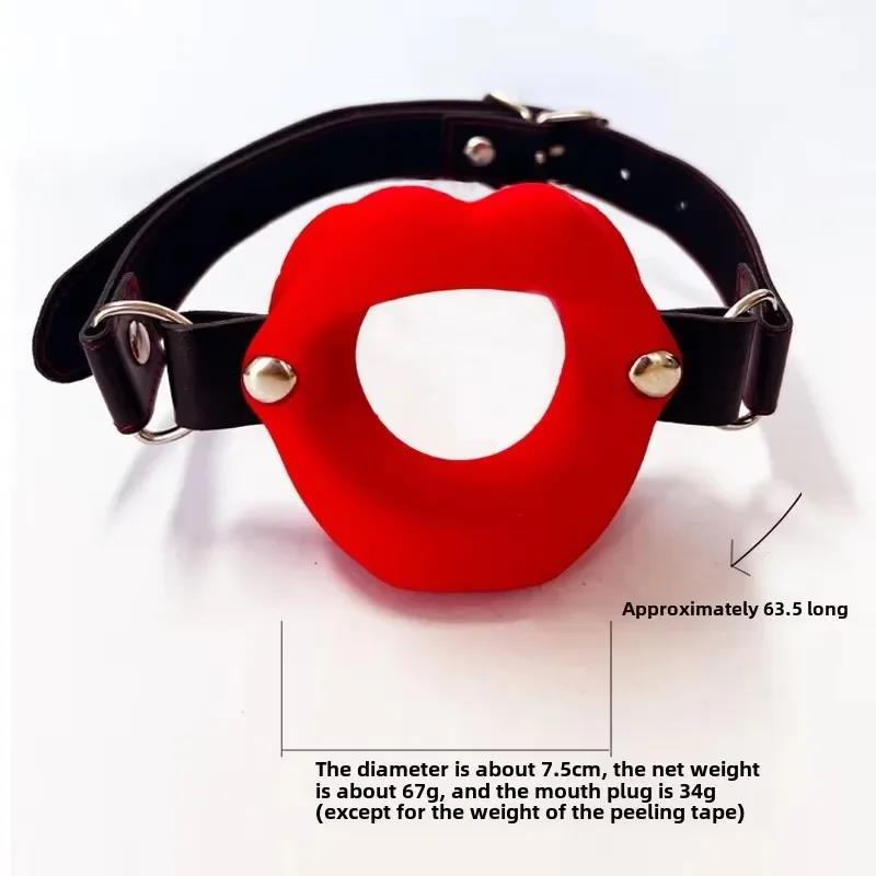 Breathable Silicone Ball Mouth Gag Adjustable Bondage Kit Soft Mouth BDSM Bondage Ball for Beginners Adult Couple Games Sex Toy