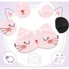 Siawadeky Light-Blocking Eye Masks for Sleeping, Set of 5, Cute Cat Print Eye Covers for Restful Sleep, No Pressure, Comfortable Sleep, and Naps with