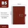 Premium Business Leather Notebook Gift Set with Custom Logo, A5/B5 Sizes, Thick Conference Notepad