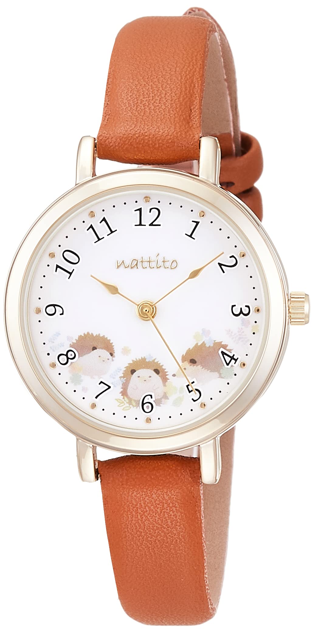 

[Fieldwork] Часы аналоговые Yurun Animal Pattern Hedgehog Leather Strap ASS155-4 женские коричневые