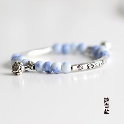 Women's Ceramic hand made DIY Bracelets Artware Retro bracelet for woman girl gift Fashion Jewelery #1555