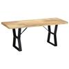 VidaXL Banc 110 cm Bois de manguier massif