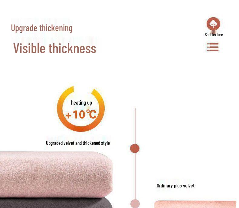 Men's Luxe Fleece-Lined Lambswool Thermal Set for Autumn-Winter