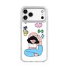 Applicable to Apple 17 mobile phone case, advanced sense 16 replaceable back plate 15promax magnetic mobile phone case, yoga girl