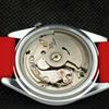 Generalüberholte Vintage-Armbanduhr „SEIKO 5“ aus Japan, Automatik, D/D, Rot, 593a-a311236-9