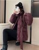 Women’s Short Quilted Windproof Winter Jacket With Belt