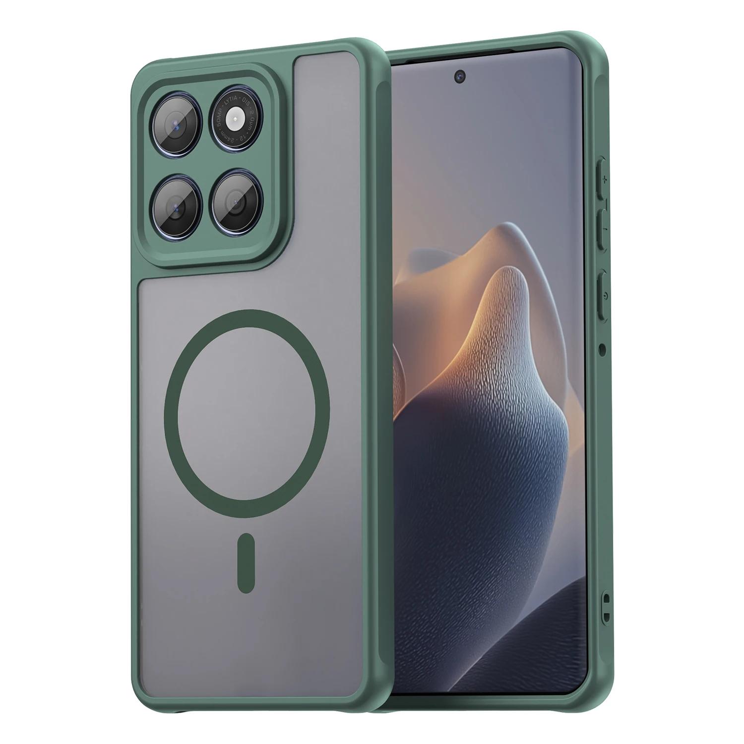 

Чехол для Motorola Edge 60 Fusion Чехол Magsafe Для Moto Edge 60 Pro Матовый Прозрачный Магнитный Беспроводная Зарядка Ударопрочный Funda For Edge 60 Pro