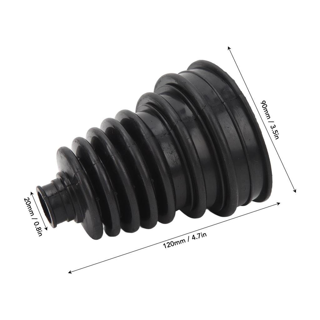 2-Piece CV Boots, Universal Constant Velocity Joint Boot Set, Drive Shaft Joint Boot Covers, Highly Flexible CV Boots for Cars