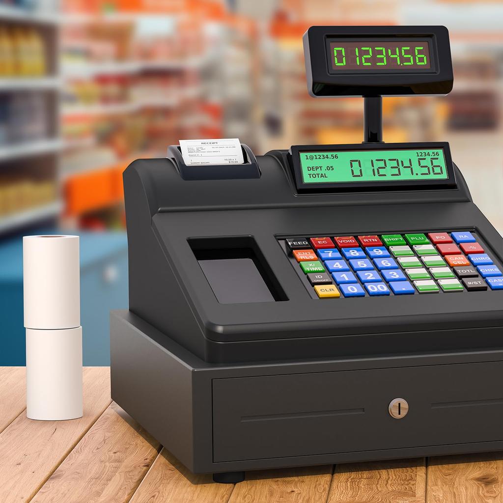 Termal Kağıt Ruloları - BPA FREE - Fiş kağıdı ruloları - Satış Noktası Kasa - Termal yazıcı kağıdı - Kredi Kartı Kağıdı - POS sistemleri için