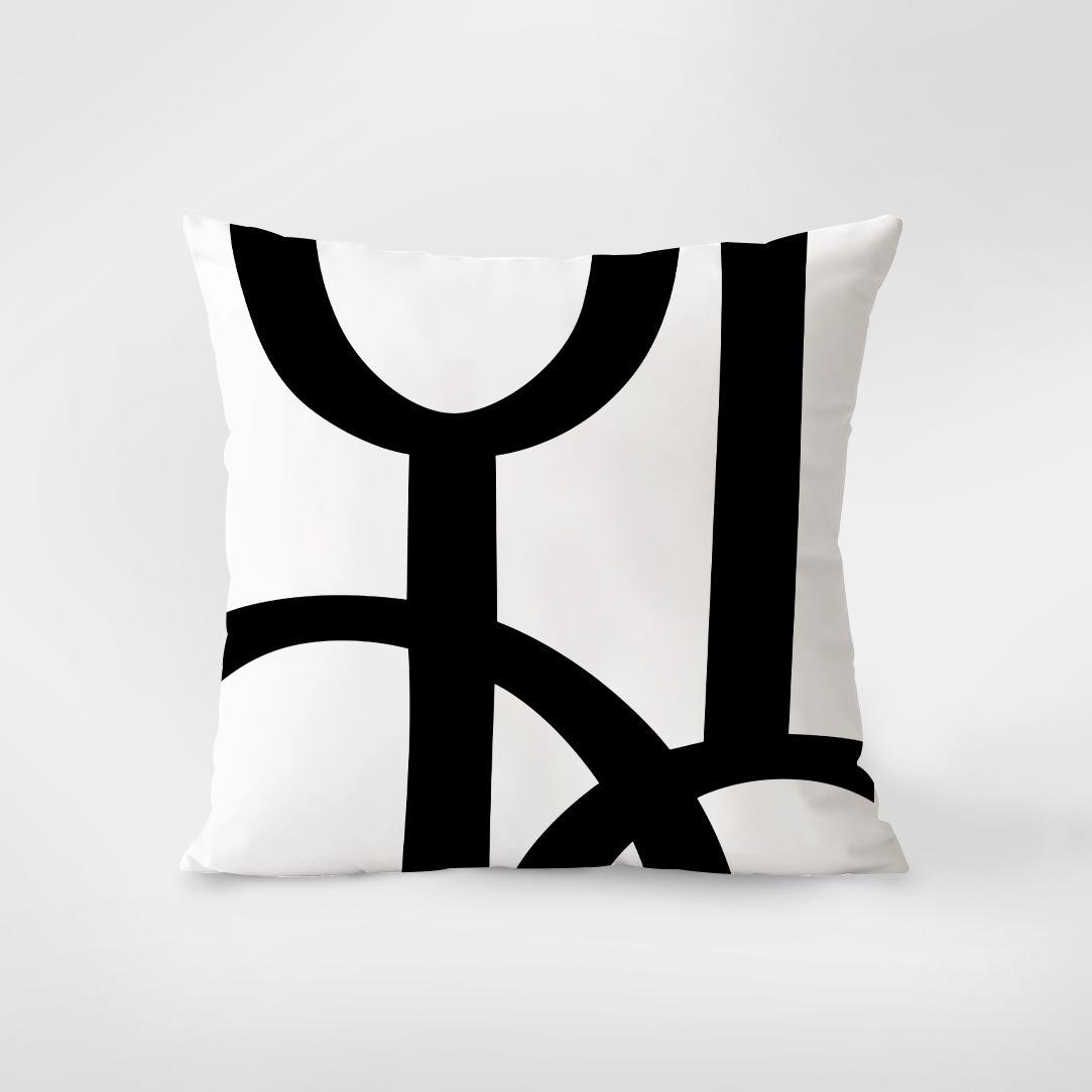 Ретро Простая Декоративная Наволочка Спальня Гостиная Квадратная Подушка Наволочка 40x40cm