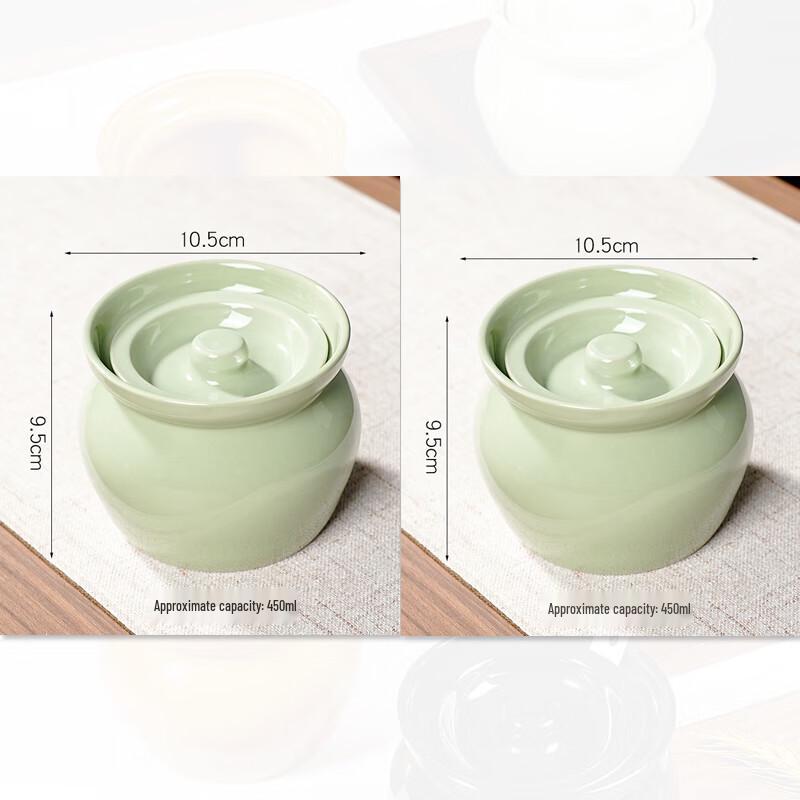 Zhaoran Ceramic Double Boiler Stew Pot