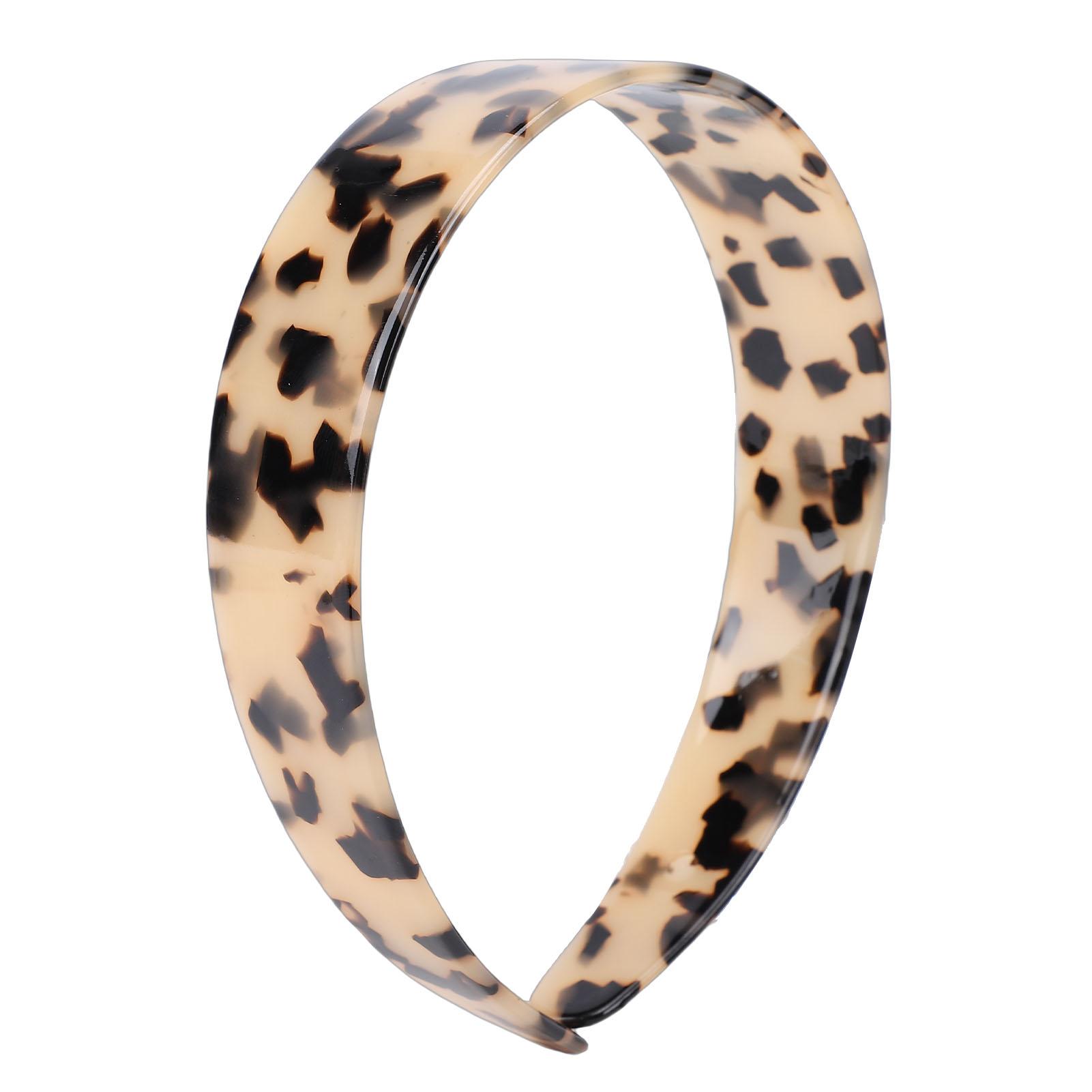 

Fashion Hairband Adjustable Anti Slip Elastic Fashionable Hairband for Party Work Sports Light Color Light Color
