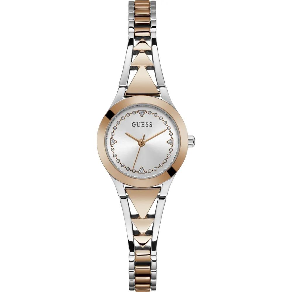 GUESS Bejeweled Rose Gold Stainless Steel Ladies Quartz Watch GW0609L3 розового золота