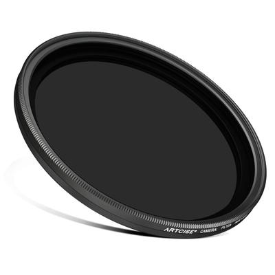ARTCISE Variable ND Variable Neutral Density 9 6mm Optical Compatible with SLR and Mirrorless Cameras Filter, 55mm, ND2–ND400, Filter, Adjustments,