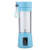 USB Portable Electric Fruit Juice Blender Machine Juice Extractor Double Blade (Blue)