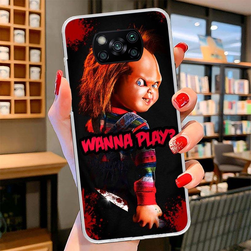 Chucky Child's Play Cover Phone Case For Xiaomi Poco F7 Ultra X7 X6 X5 Pro M7 Redmi 15C 15 13C 13 12C 12 10C 10 9A 9C 9T 9 Shell