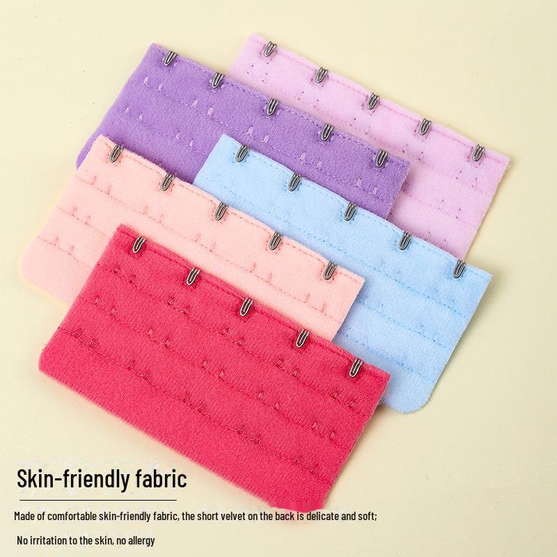 Fünfreihiger Drei-Knopf-BH-Verlängerer aus Edelstahl für verstellbare große Größenpassform