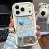 Blue Floral Dog is suitable for VIVOX300PRO/S30 phone cases, Redmi Note14 Pro/K70 phone cases