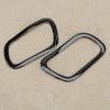 2Pcs Black Carbon Fiber Car Interior Door Handle Ring Cover Trim Frame Decor Fit for Infiniti G37 2-Door 2010 2011 2012 2013