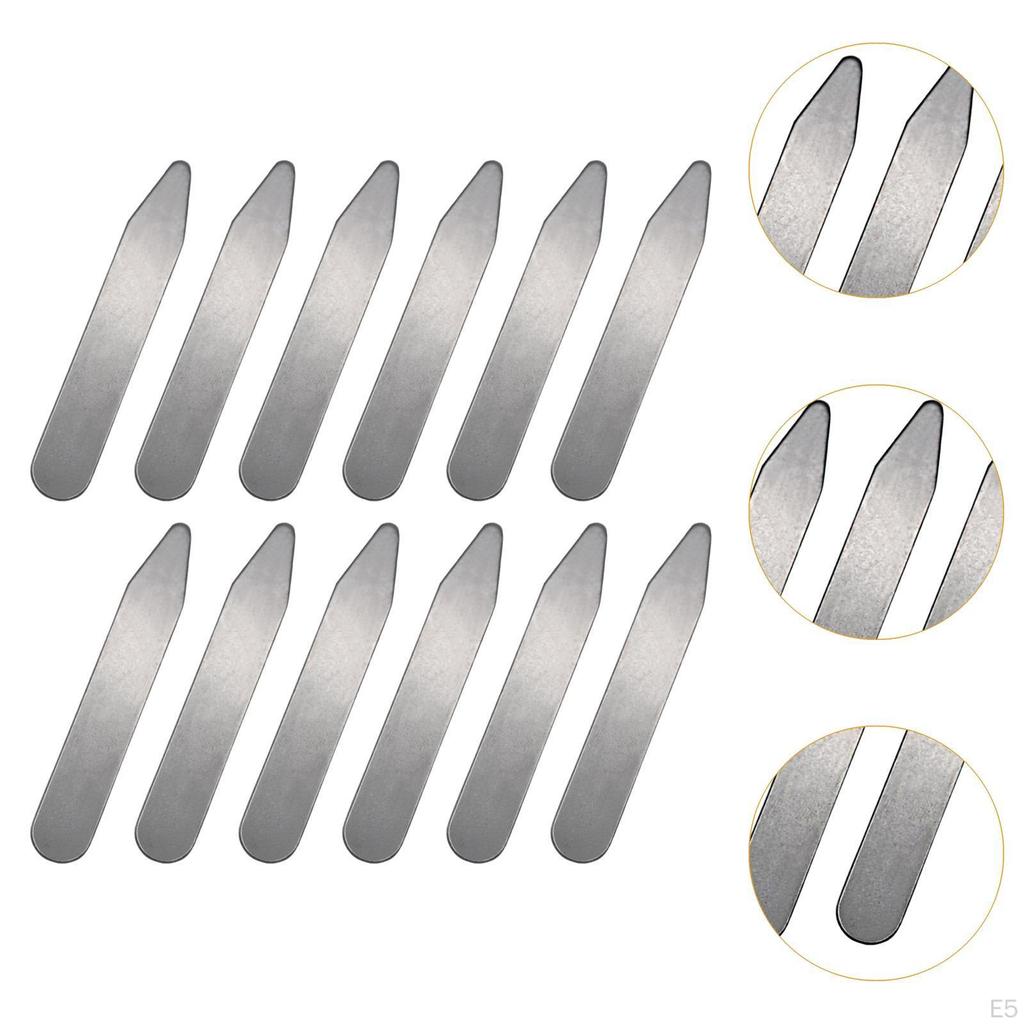 12ks podpůrný systém límce pro pánské košile Dámská uniforma Party