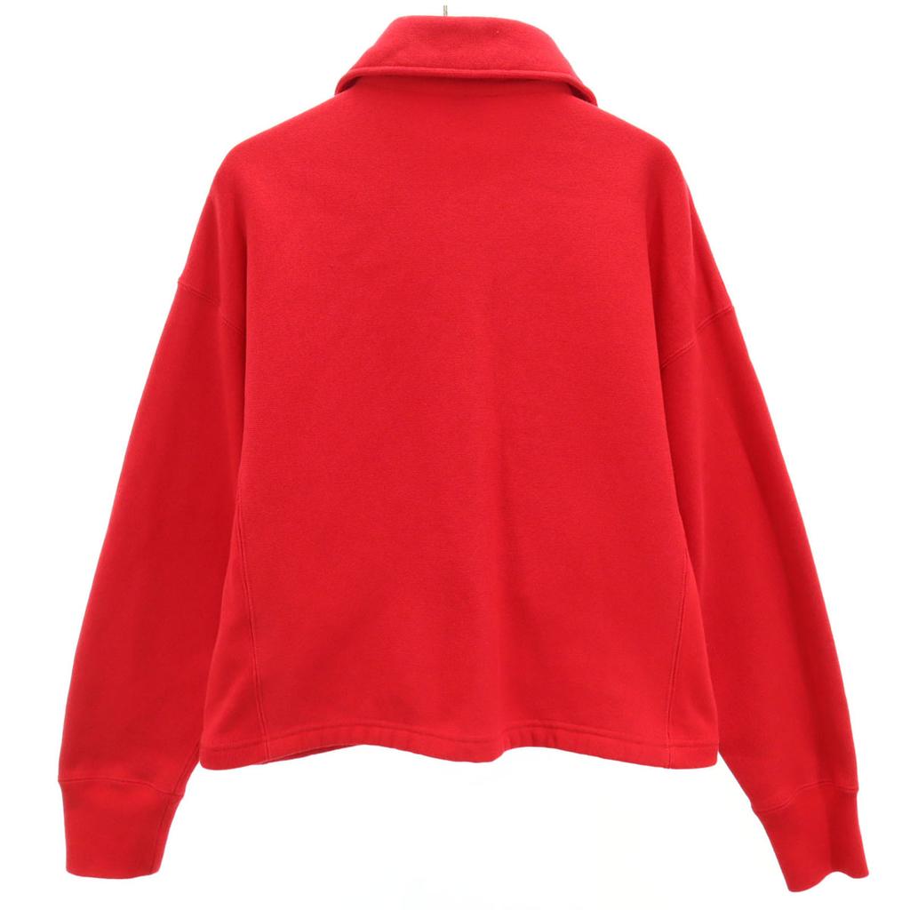 Champion Reverse Weave Sweatshirt Blouson M Red Fleece-lined jacket Women Used