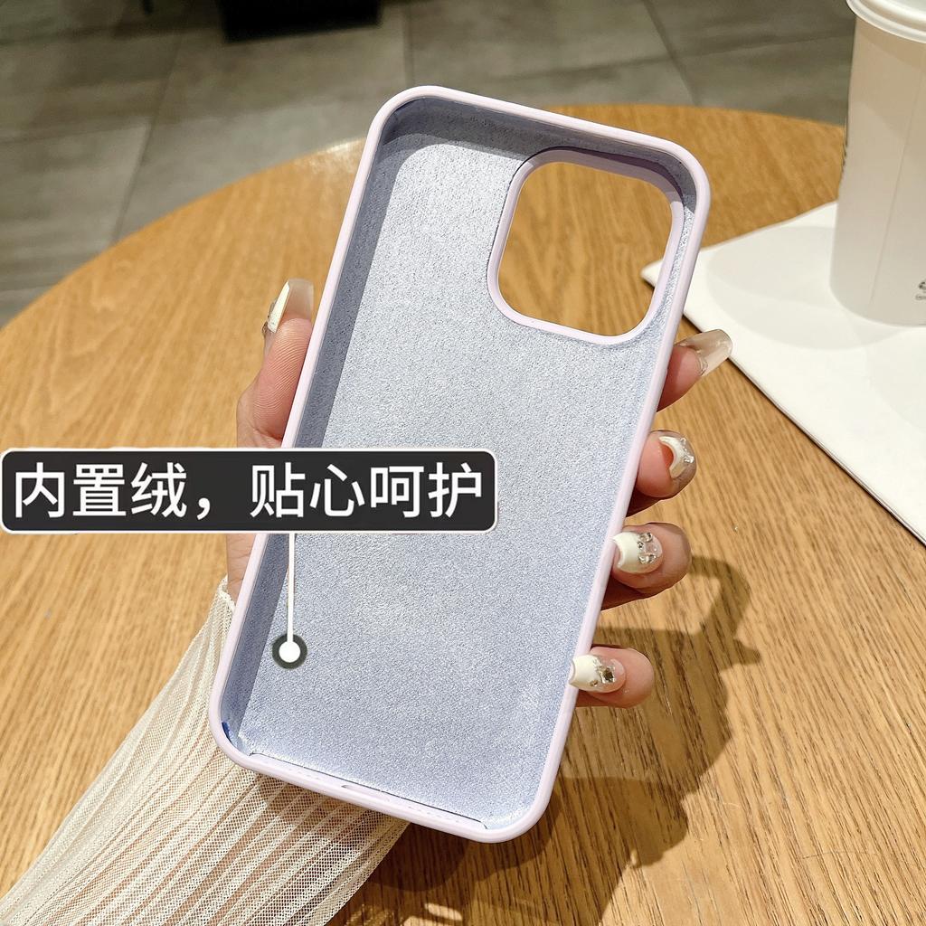 Applicable To iPhone17promax Liquid Silicone Magnetic Pivot Bracket Mobile Phone Case Apple 16 Large Hole Protective Case