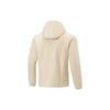 Li-Ning Fitness Series Solid Color Hooded Fleece-Lined Thick Sports Jacket Men Jacket Fog-Khaki AFDT631-2