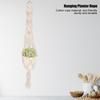 Bohémský styl střapce květináč závěsná rostlina závěsné lano domácí nástěnná dekorace ručně tkaná bavlna