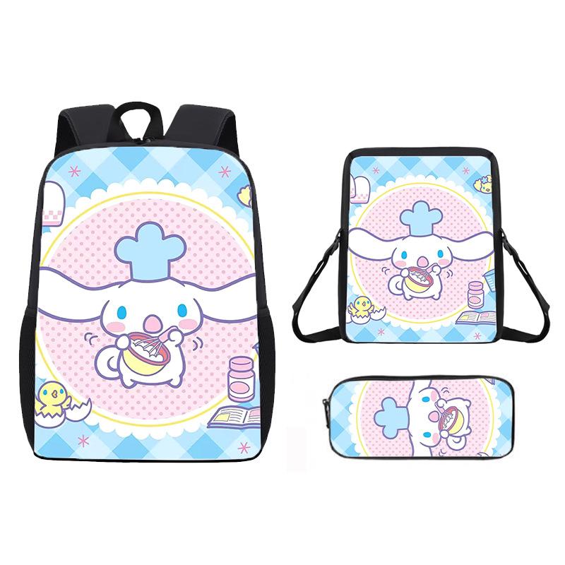 Big-Eared Dog Yugui Dog Cinnamoroll Student Schoolbag Cartoon Print Children'S Backpack