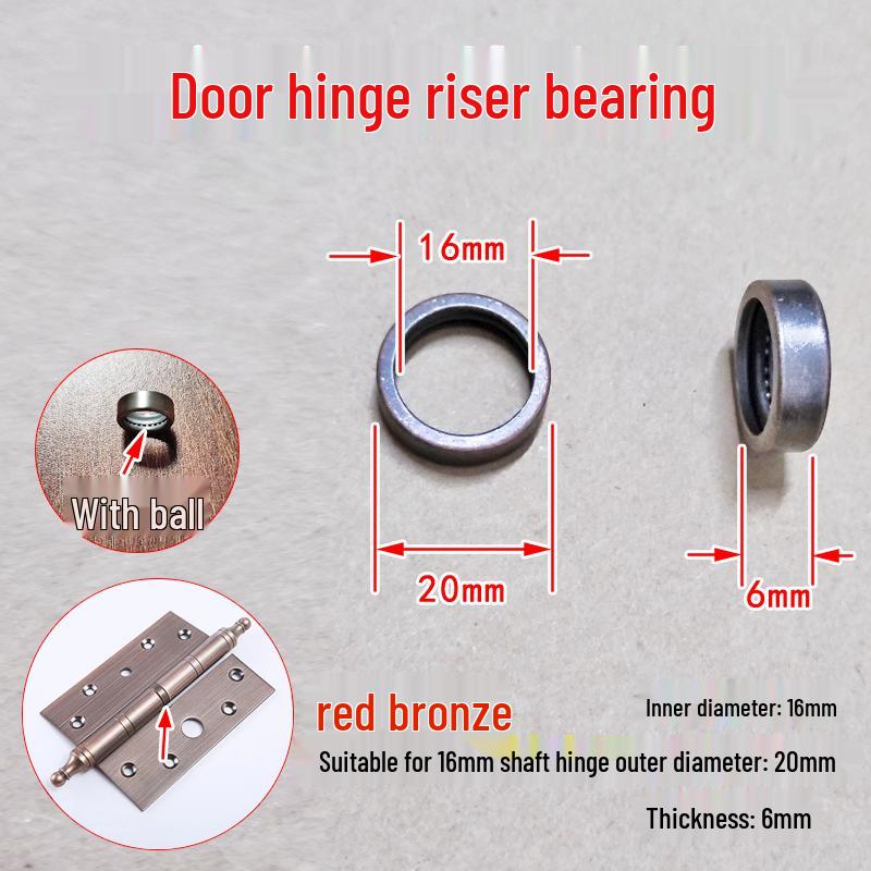 Stainless Steel Main Door Detachable Hinge with Ball Bearing Washer Shim