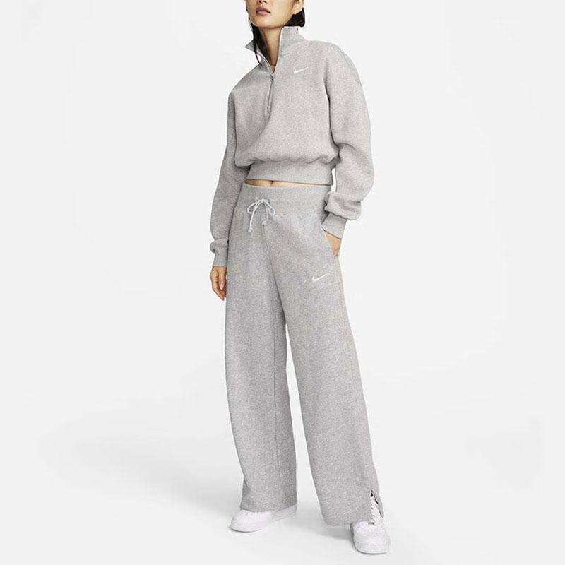 New Nike Knitted Sweatpants Women's Gray FZ7208-063