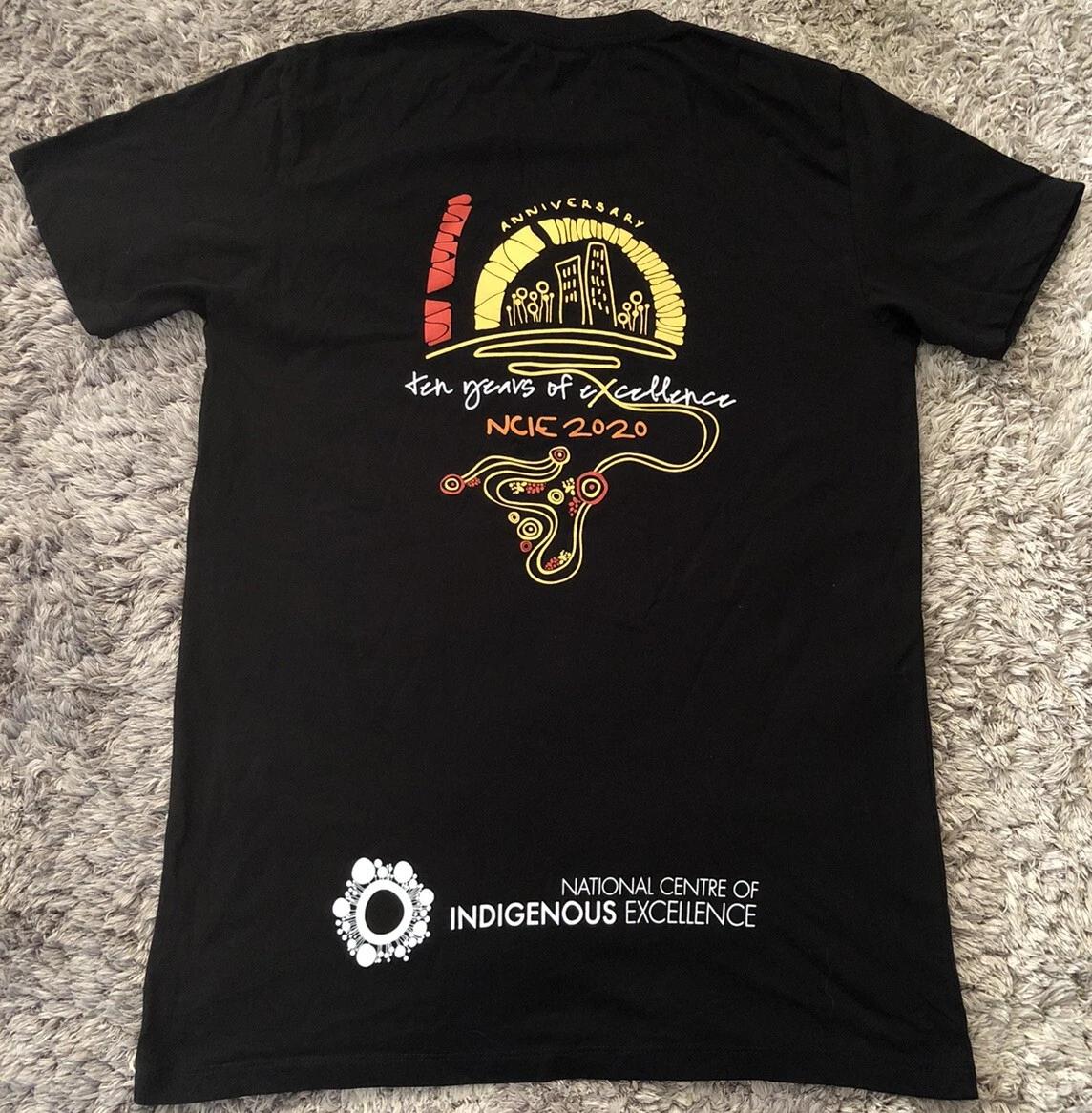 

K185 National Centre Indigenous 10 Years Anniversary T Shirt Australia Mens M 3XL