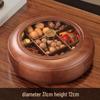 New Chinese Style Solid Wood Nine-Grid Snack Tray