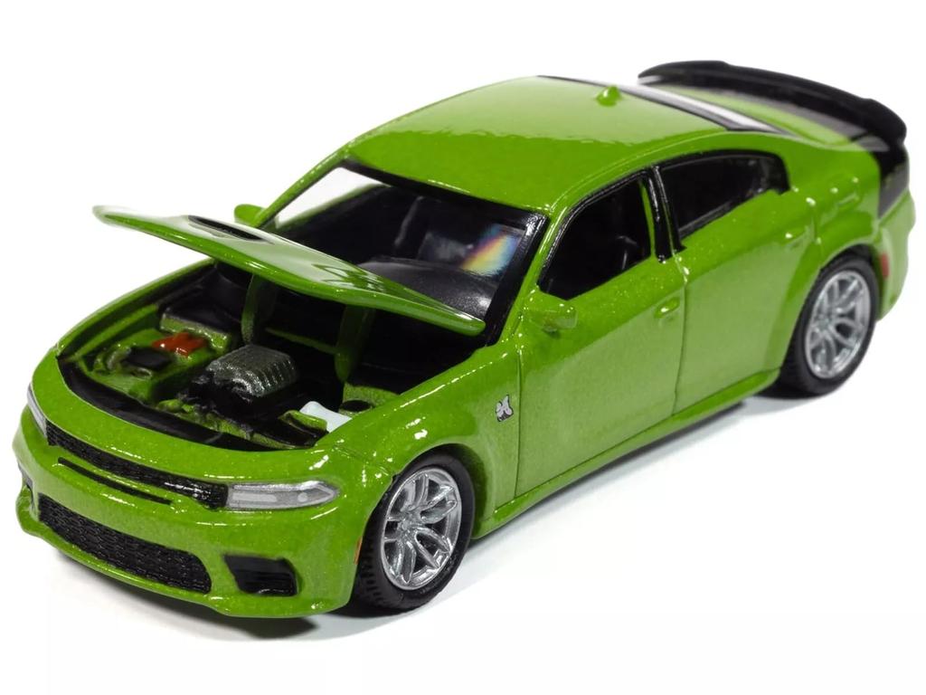 Autoworld 1/64 Dodge Charger Swinger R/T Scar Pack 2023 Green Charger Swinger Sublime Mini Car