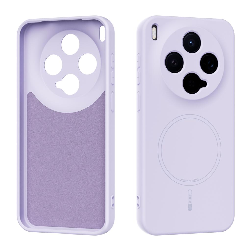 ABEEL For Vivo X300 5G Magnetic Case Skin Touch Liquid Silicone Phone Back Cover