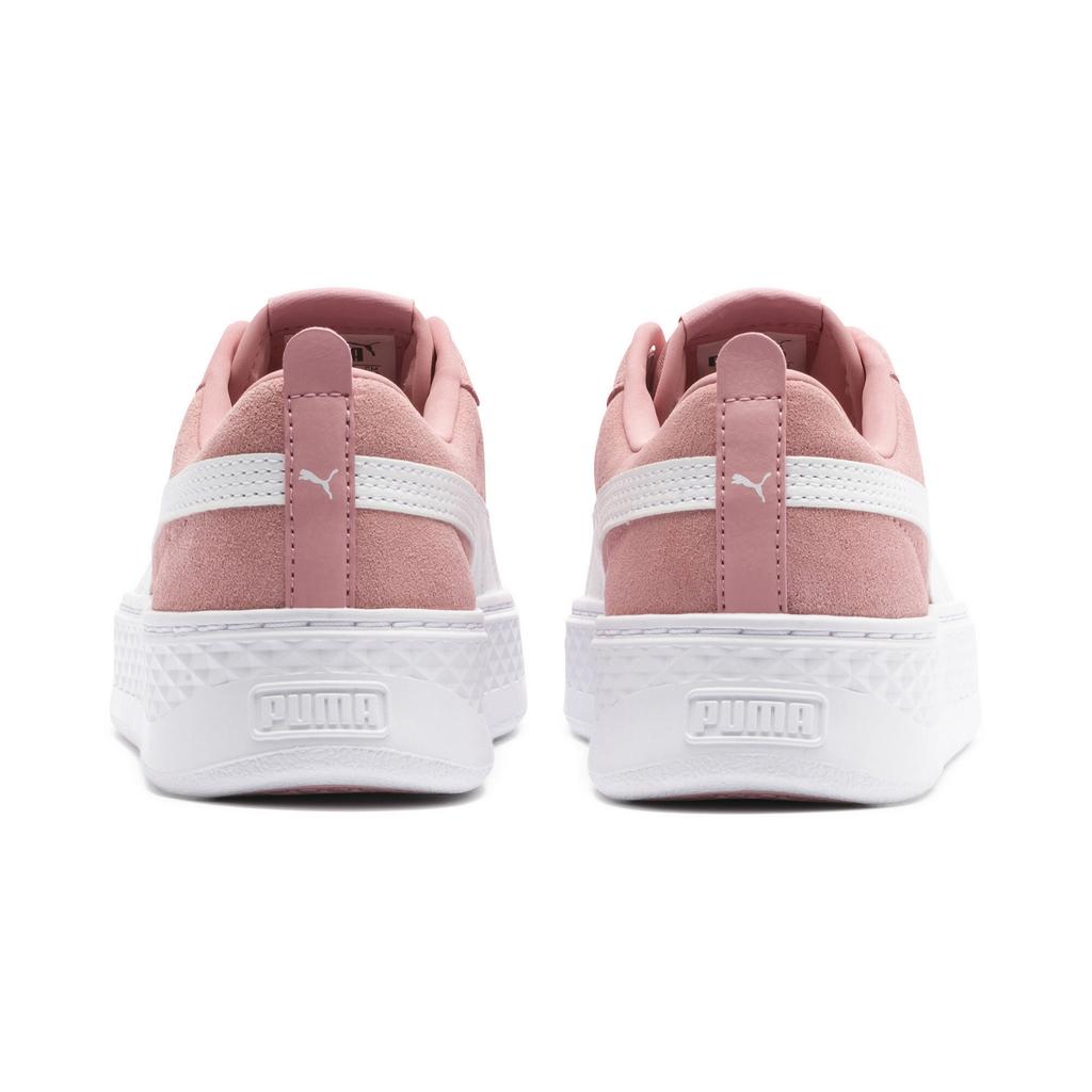 Puma SMASH PLATFORM SD Women's Sports Shoes Pink 36648810 Size 38.5