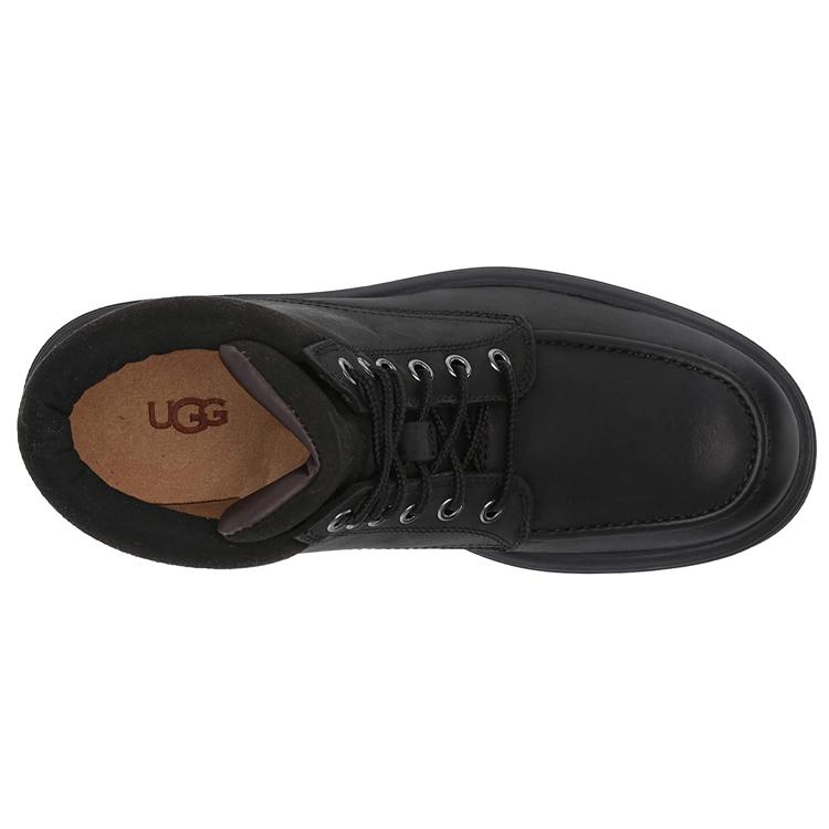 UGG Biltmore Mid Boot Leather Waterproof And Wear resistant Outdoor Boots Men's Black 1114173-BLK